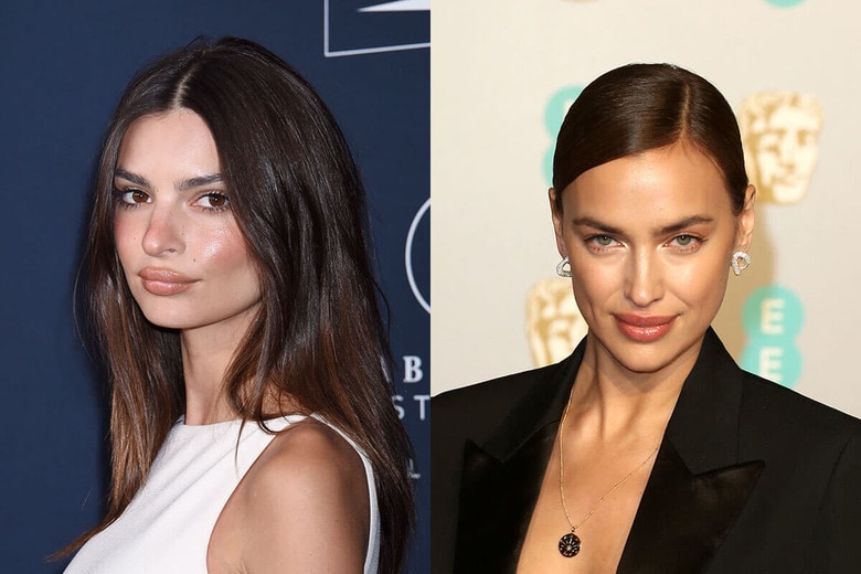 エミリー・ラタコウスキー（左）とイリーナ・シェイク　From Left：Ga Fullner-Shutterstock, Fred Duval-Shutterstock