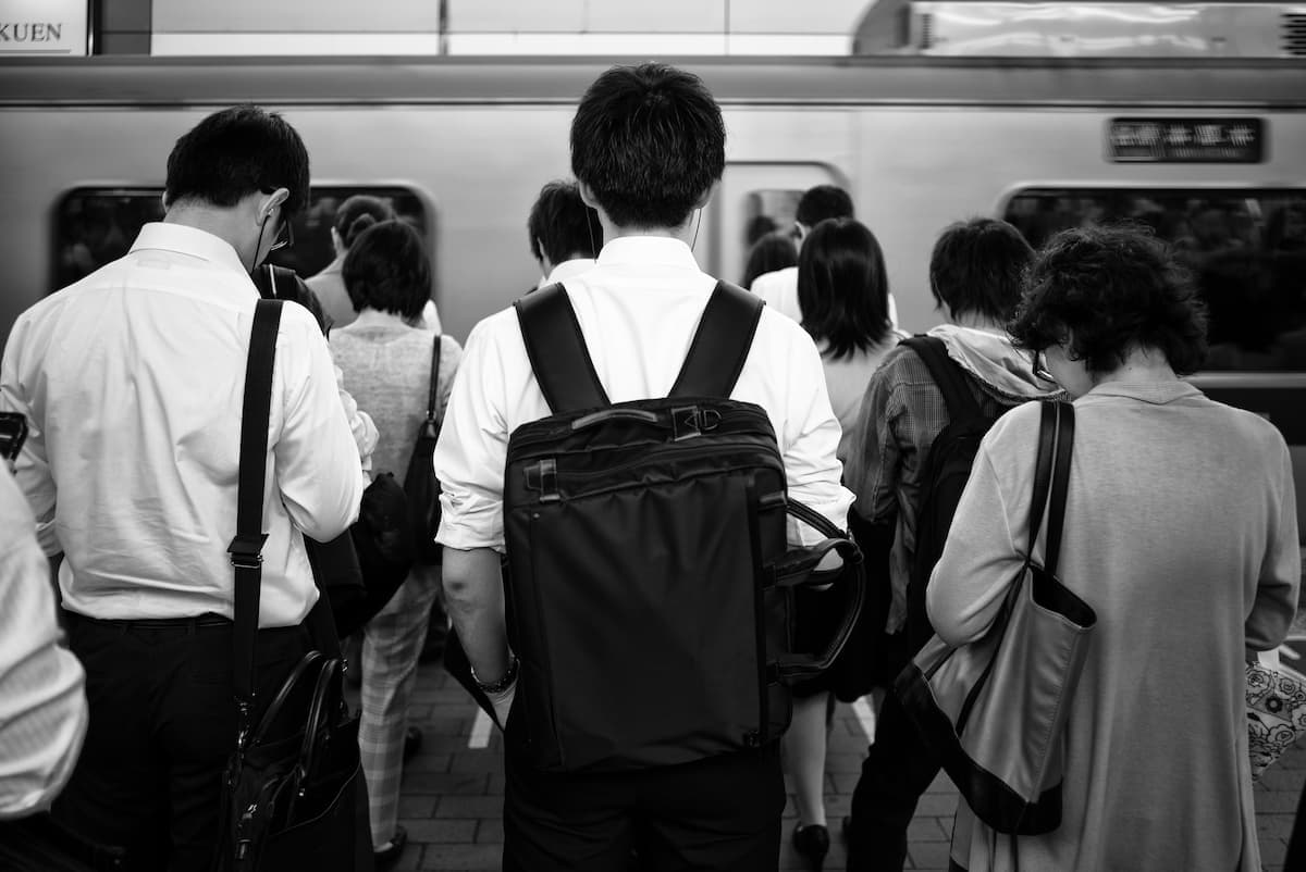 電車 リュック