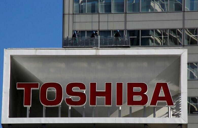 東芝は、昨年7月の株主総会に関する調査報告書を公表し、同株主総会では、経済産業省と一体となって筆頭株主エフィッシモ・キャピタル・マネジメントの株主提案権の行使を妨げようと画策したなどと指摘されたことを明らかにした。写真は都内で2017年2月撮影（2021年　ロイター／Toru Hanai）