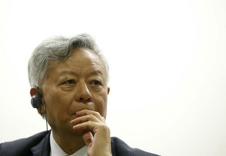 　１２月１日、ＡＩＩＢの当初融資額は年100億━150億ドルになる見込み。写真は初代総裁に内定している金立群氏、９月にソウルで撮影（２０１５年　ロイター／Kim Hong）