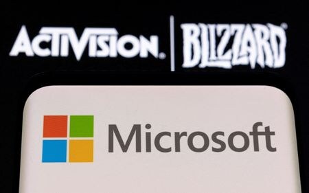 　米控訴裁判所は１４日、米連邦取引委員会（ＦＴＣ）が米マイクロソフトによる米ゲーム大手アクティビジョン・ブリザードの買収の仮差し止めを求めていた問題で、ＦＴＣの申し立てを退けた。２０２２年１月撮影（２０２３年　ロイター／Dado Ruvic）