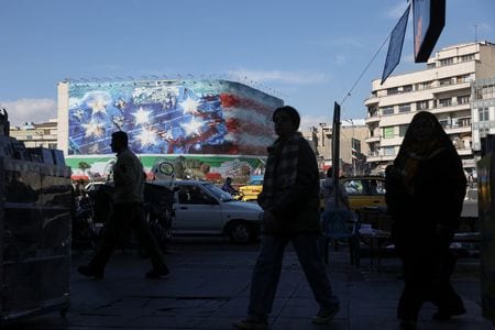 イラン・テヘランで1月撮影の提供写真。Majid Asgaripour/WANA (West Asia News Agency) via REUTERS