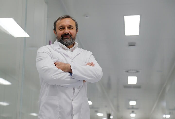 目標は一番乗り──ベクトルと共に開発に参加しているバイオキャド社のモロゾフCEO 　Anton Vaganov-REUTERS