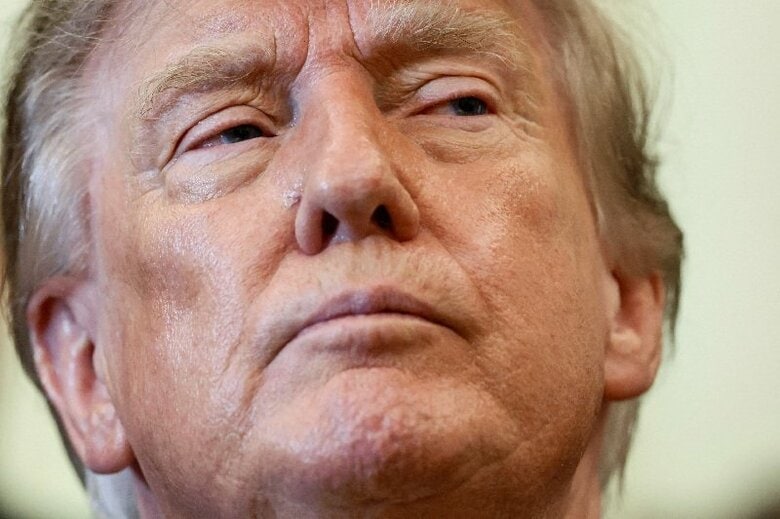 トランプ米大統領。9月4日、ホワイトハウスで撮影。REUTERS/Evelyn Hockstein