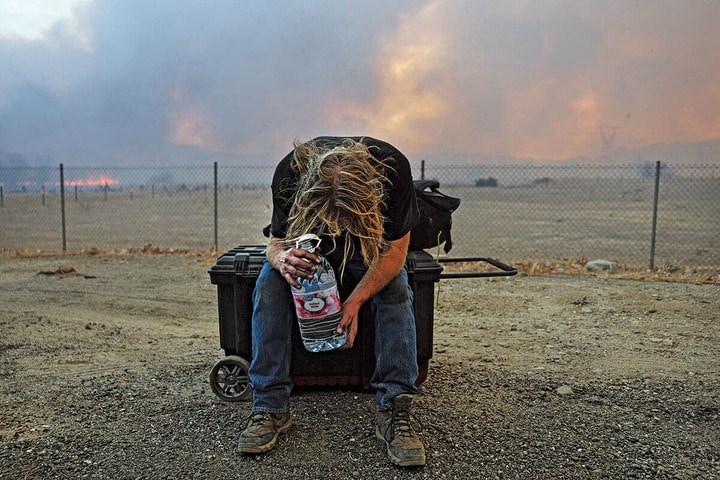 ヒューズ火災の被災者