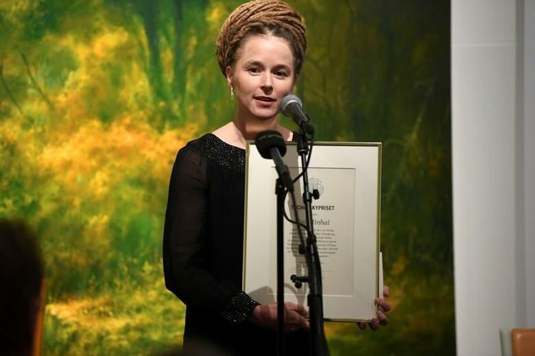 中国共産党に批判的な本を扱っていた香港の書店経営者で、中国当局に拘束されている作家の桂民海氏にスウェーデンの文化団体が言論の自由をたたえる賞を贈った表彰式に同国のリンド文化相（写真）が出席したことから、中国が猛反発している。15日撮影。提供写真（2019年　ロイター/TT News Agency/Fredrik Sandberg）