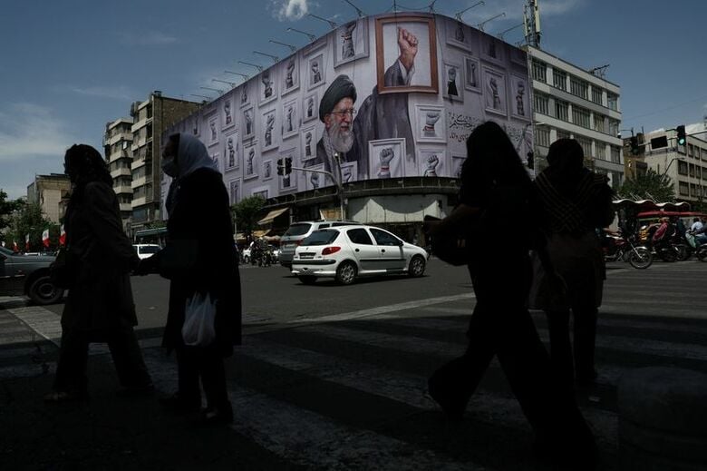 ５月６日、イランの首都テヘランで撮影　Majid Asgaripour/WANA (West Asia News Agency) via REUTERS