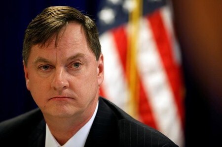 　６月１９日、米シカゴ地区連銀総裁のエバンズ総裁（写真）は、米失業率が１６年ぶりの低水準にあるにもかかわらず、低インフレ率が続いていることを受け、米連邦準備理事会（ＦＲＢ）は利上げとバランスシートの縮小を非常に緩やかに行うべきとの見方を示した。写真はシカゴで２０１０年３月撮影（２０１７年　ロイター／Nir Elias）