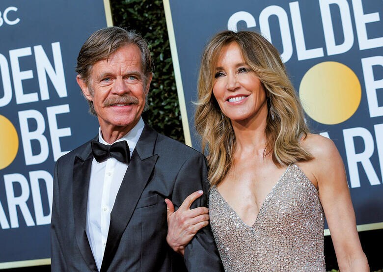 『デスパレートな妻たち』の主演女優の1人ハフマン（写真右）も起訴された　Mike Blake-REUTERS