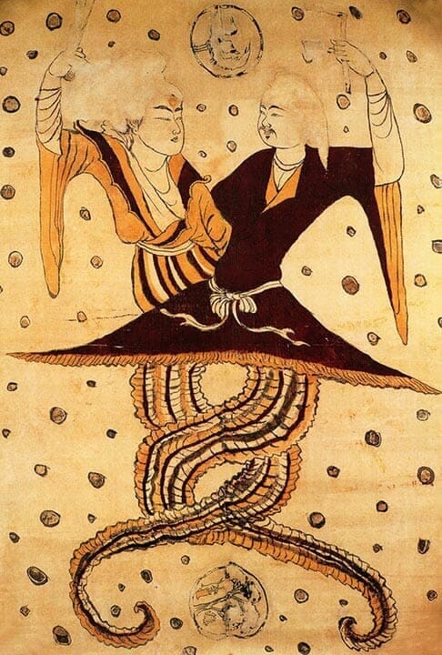 伏羲と女媧の図