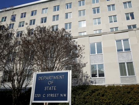 　６月２４日、米国務省は人身売買に関する年次報告書でベトナムを格上げした。ただ、人身売買犯罪に関与した政府関係者の捜査が不十分などと懸念も指摘した。米首都ワシントンで２０１７年撮影（２０２４年　ロイター/Joshua Roberts）