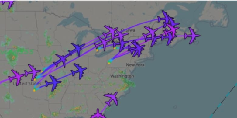フライト追跡サイトが捉えた米軍空中給油機の前例なき大移動（6月15日）　 Photo: Evergreen Intel/X
