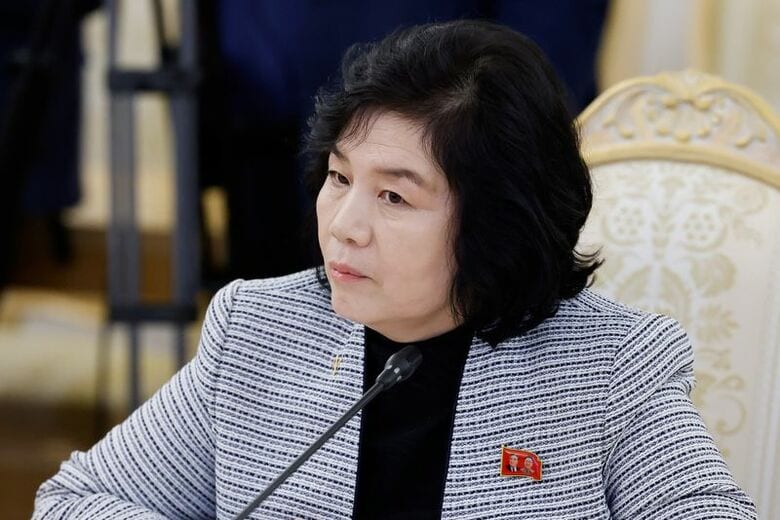 写真は北朝鮮の崔善姫外相。2024年1月、ロシアのモスクワで代表撮影。Reuters