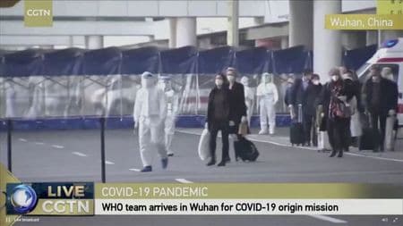 英国のメディア規制当局である英放送通信庁（Ｏｆｃｏｍ）は４日、中国国際テレビ（ＣＧＴＮ）の放送免許を取り消したと発表した。写真はＣＧＴＮの放映から。１月撮影（２０２１年　ロイター/CGTN）