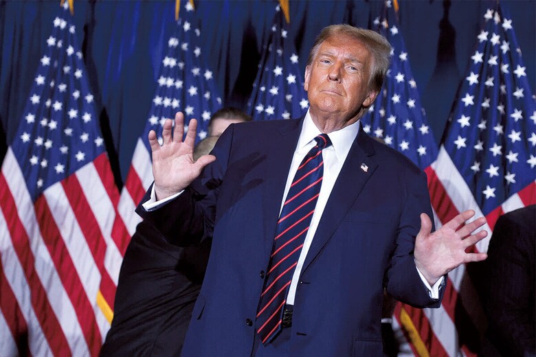 計91件の罪状で起訴されていても、大統領候補になりそうなトランプ　MIKE SEGARｰREUTERS