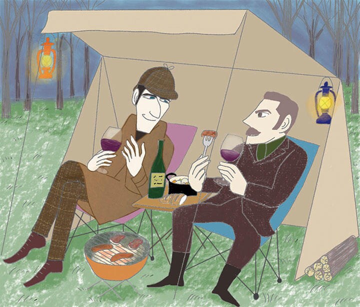 ILLUSTRATION BY AYAKO OCHI FOR NEWSWEEK JAPAN