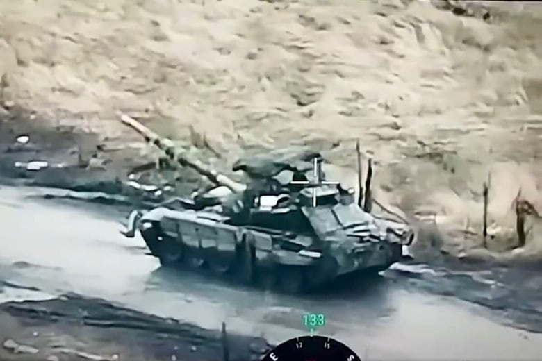 この戦車が数秒後には…　@Osinttechnical/X
