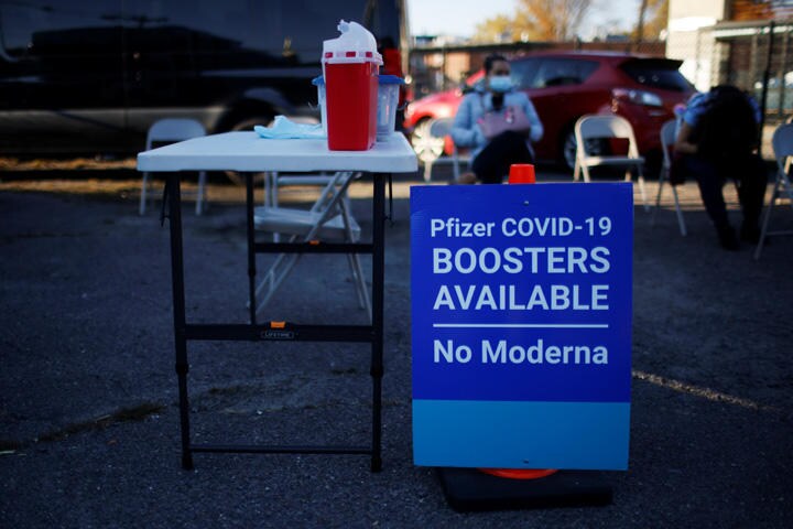 アメリカでは3回目のワクチン接種がスタートした　Brian Snyder-REUTERS