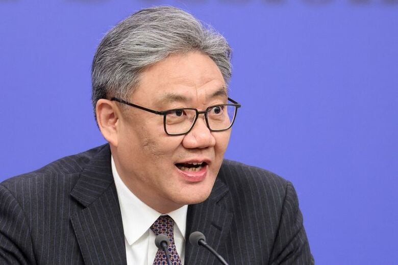 中国の王文濤商務相。2026年3月6日、北京で撮影。REUTERS/Maxim Shemetov/File Photo