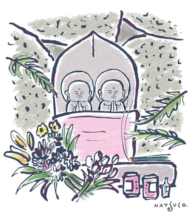 ILLUSTRATION BY NATSUCO MOON FOR NEWSWEEK JAPAN