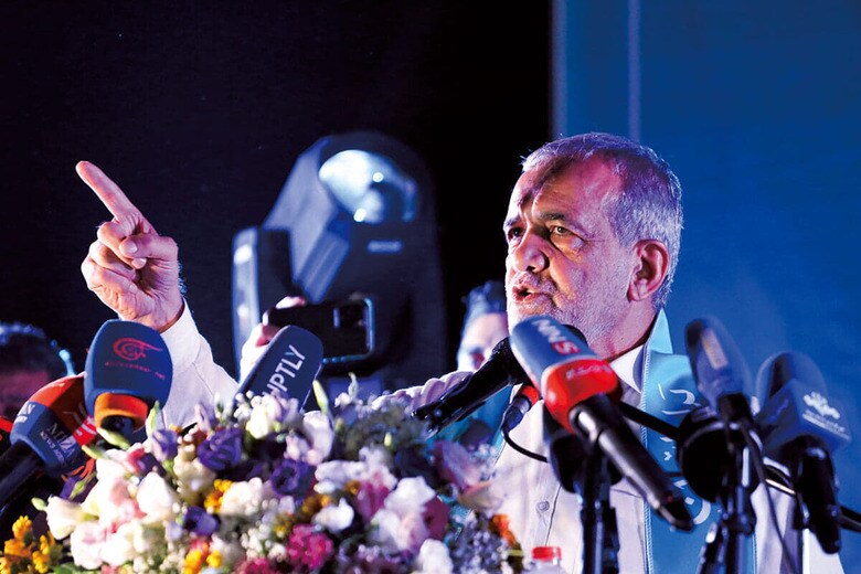 ペゼシュキアンはイラン国内でもさほど知名度は高くなかった　DPAｰREUTERS