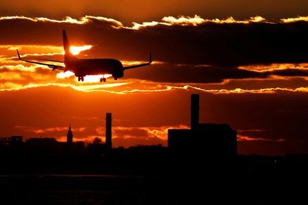 　６月５日、国際航空運送協会（ＩＡＴＡ）は、世界の航空会社の２０２３年の利益予想を４７憶ドルから９８億ドルへ２倍以上に引き上げた。米ボストンで２０１８年撮影（２０２３年　ロイター/Brian Snyder）