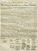 「全ての人間は生まれながらにして平等」独立宣言草案（1776年）　SUSAN LAW CAIN/SHUTTERSTOCK
