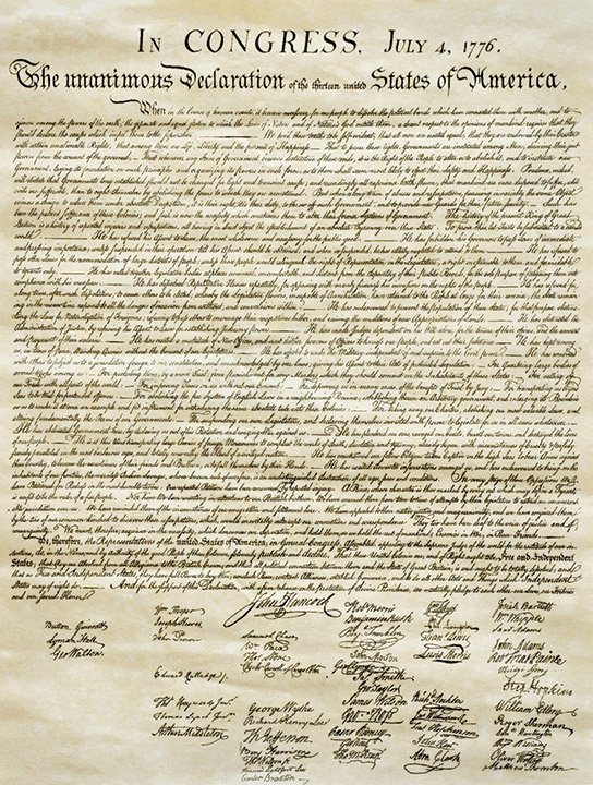 「全ての人間は生まれながらにして平等」独立宣言草案（1776年）　SUSAN LAW CAIN/SHUTTERSTOCK