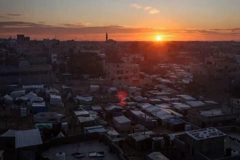 パレスチナのイスラム組織ハマスの報道官は４日、パレスチナ自治区ガザ（写真）での停戦合意の第２段階に向けた協議が始まったことを明らかにした。１月撮影（２０２５年　ロイター/Ramadan Abed）