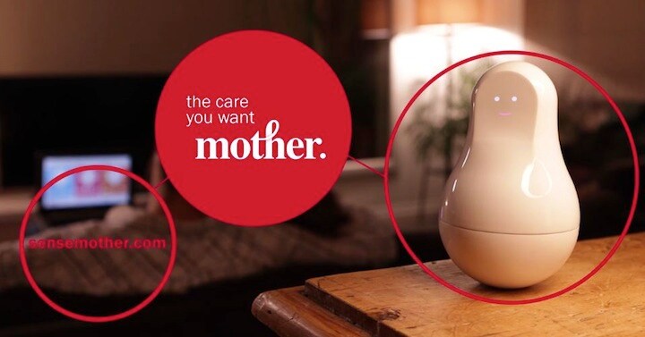 動きと温度を取得する「クッキー」と情報を束ねてスマートフォンなどのアプリに転送する受信装置の「マザー」組み合わせて、自由な組み替えや拡張ができる Mother & Cookies