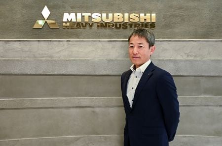 三菱重工業の西尾浩・最高財務責任者（ＣＦＯ）。３月４日、東京の本社で撮影（２０２６年　ロイター/Nobuhiro Kubo）