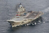 ロシアの大型空母、アレッポ方面に派遣