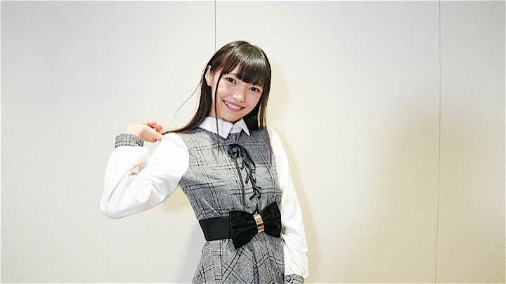 インタビュー時の松山あおいさん　（撮影：松原大輔）