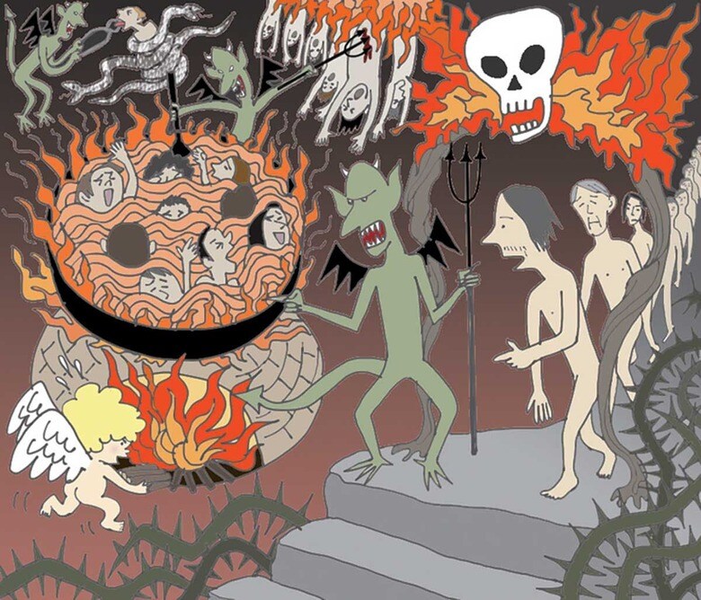 ILLUSTRATION BY AYAKO OCHI FOR NEWSWEEK JAPAN