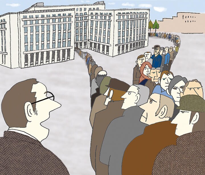 ILLUSTRATION BY AYAKO OCHI FOR NEWSWEEK JAPAN