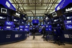 米国株式市場Ｓ＆Ｐ・ナスダック3日続落、利上げ観測と中東情勢が圧迫