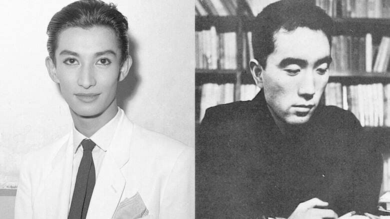 美輪明宏（左）と三島由紀夫　PublicDomain - Wikimedia Commons