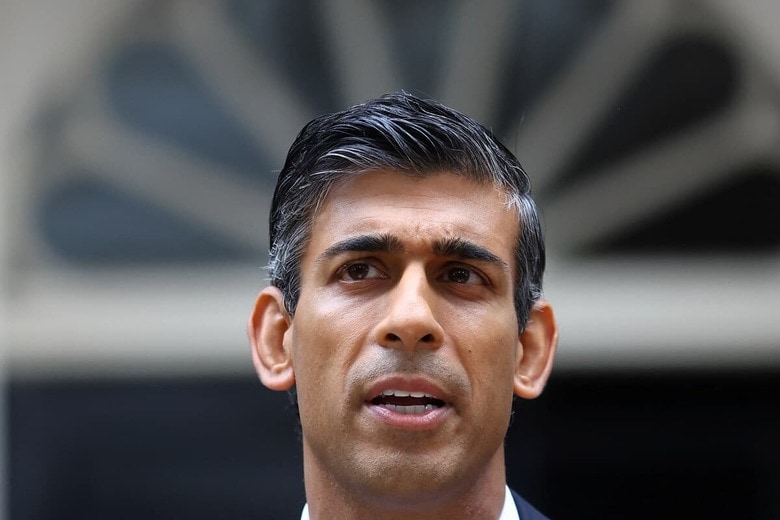 英保守党は迷走の末にスナクを新首相に決めたが（10月25日、ロンドン）　HANNAH MCKAY-REUTERS