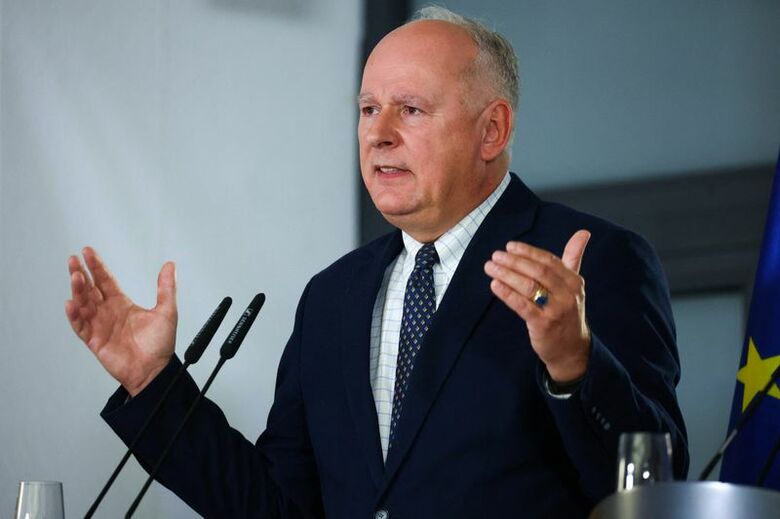 ポーランドのザレフスキ国防副大臣。ドイツのベルリンで２０２５年１１月撮影。REUTERS/Christian Mang