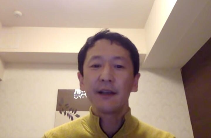 ダイヤモンド・プリンセス号の感染対策の不備を告発した岩田教授（2月18日）　KENTARO IWATA/REUTERS