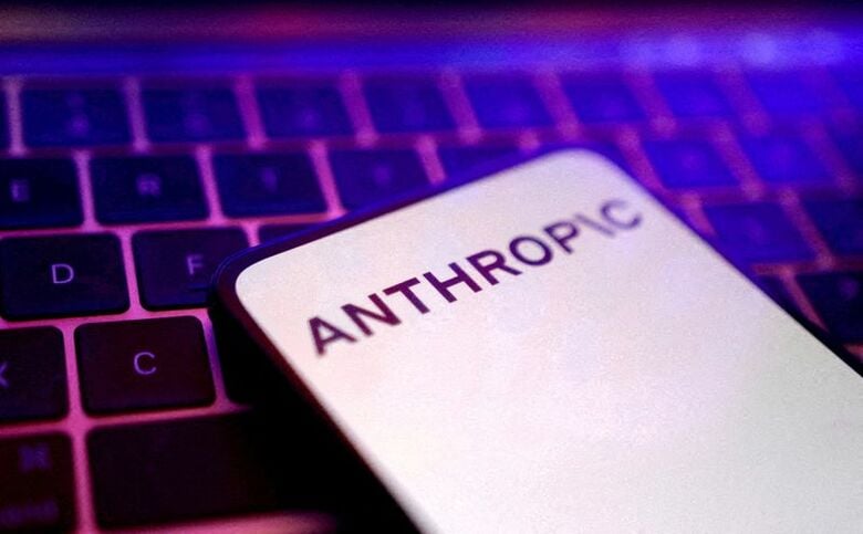 アンソロピックのロゴ。2024年5月に撮影。REUTERS/Dado Ruvic