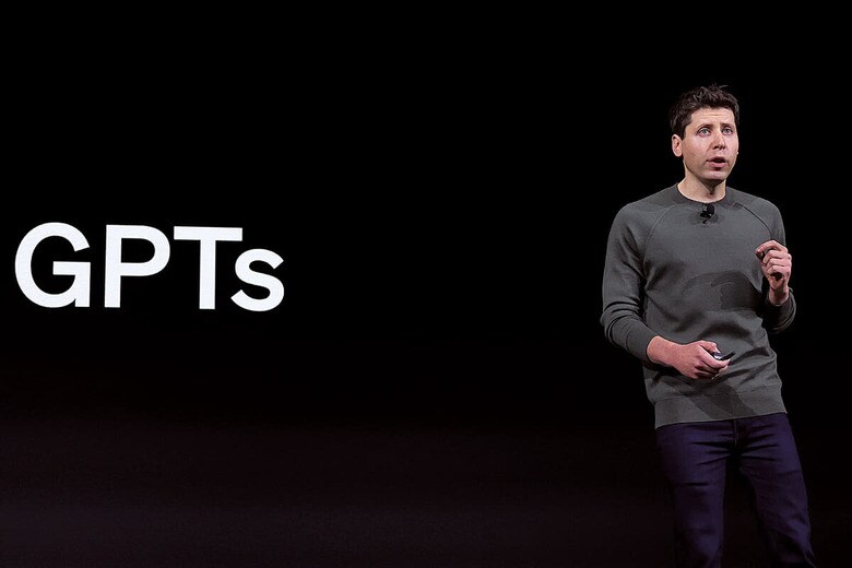 どんでん返しの追放劇でアルトマンの野心と社内政治力も注目されている　JUSTIN SULLIVAN/GETTY IMAGES