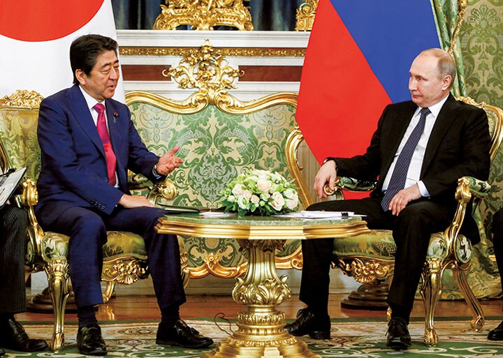 日ロ首脳会談で北方領土問題は動くのか（17年4月）　Sergei Karpukhin-REUTERS
