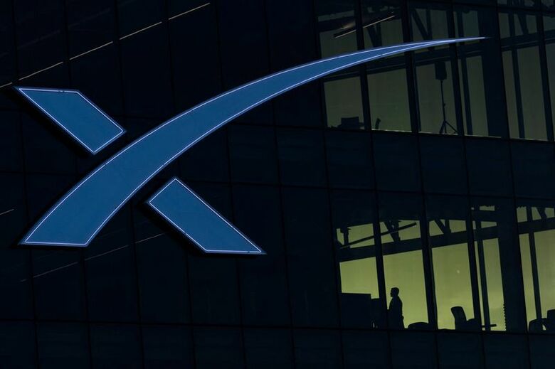米宇宙企業スペースＸの本社。4月21日、米国テキサス州スターベースで撮影。 REUTERS/Carlos Barria