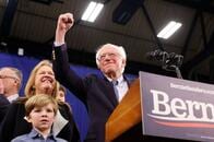 米民主党ニューハンプシャー州予備選はサンダースが勝利　バイデン再び苦戦