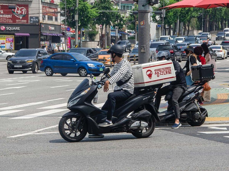 韓国のデリバリー業界で圧倒的な人気を誇るホンダコリアのスクーターPCX