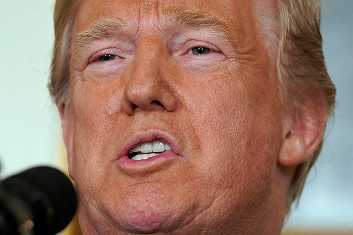 シリア攻撃をトランプが決断した本当の理由は？　Yuri Gripas-REUTERS