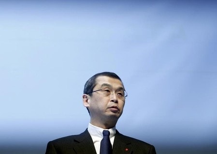 　６月２８日、タカタの高田重久会長は、定時株主総会で「私としては、（地位に）連綿としているわけではない。この会社がおかしくならないように見届け、バトンタッチするまでが私の役割」との考えを明らかにした。写真は都内で昨年６月撮影（２０１６年　ロイター／Yuya Shino）