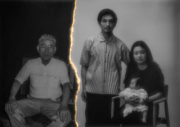 初めての記念撮影やな。よそ見しとらんと前向いて