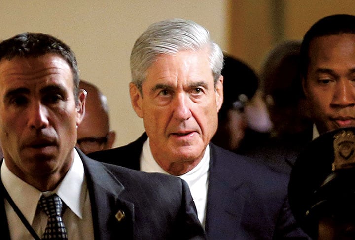 ムラーの捜査チームはフェアでプロフェッショナルとの評判だが…　Joshua Roberts-REUTERS